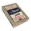 Playing cards "Beer" (9x6x1.8 cm) (Plastic coating) blue back