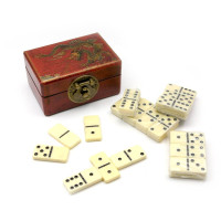 Домино антик в шкатулке (10,5х7,5х5,5 см)(F34+A)