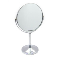 Round table mirror metal (d-13 cm) (20x14x8.5 cm)