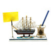 Настольный набор "Парусник" (13х20х7 см)