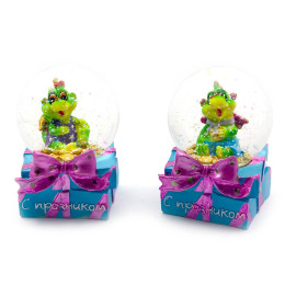 Куля зі снігом "Дракон" (8х6х6, 5 см) (4 шт/уп)