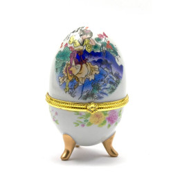 Шкатулка яйцо (10х6х6 см)