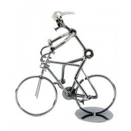 Техно-арт "Велосипедист" металл (20х19х7 см)