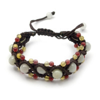 Браслет нефритовый "Бусы"