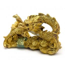Дракон золотой (11х7,5х6 см)