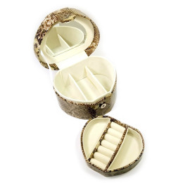 Jewelry box snake leather 