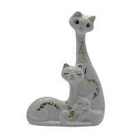Porcelain cats (18.5x12.5x5 cm)
