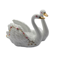 Лебеді пара порцеляна (13х10х9см)