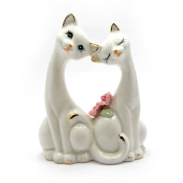 Кошки пара фарфор (12,5х9,5х5 см)