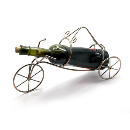 Подставка для бутылки  "Велосипед" металл (39х21х11 см)