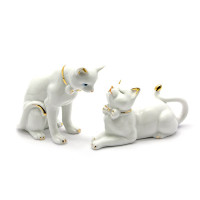Кошечки пара фарфор (18х9,5х4,5 см)