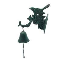 Bell "Bird on a branch" iron casting (37x16.5x7.5 cm)