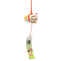 Bell ceramic "Cat" (31x7.5x5.5 cm)