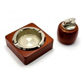 Gift set (Ashtray with a lighter) (22x17x8 cm)