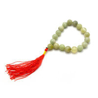 Чітки нефритові (19 см)(17 намистин)