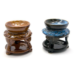 Aroma lamp ceramic "Tripod" (d-7.5 ,h-8 cm)