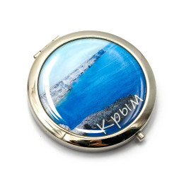Cosmetic mirror "Crimea" (d-7 cm) chrome