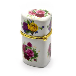 Case for toothpicks "Flowers" heart (8x4x4.5 cm)