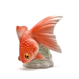 Золотая рыбка фарфор (9.5х9х5 см)