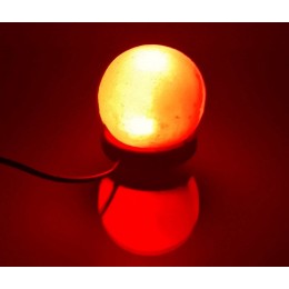 Соляная лампа USB "Шар" (S-02)(10х8х8 см)(12 шт ящ.)(Гималайская соль)
