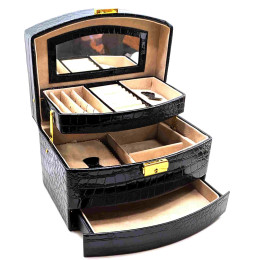 Скринька для біжутерії розсувна (22х15,5х14 см)