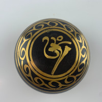 Singing bowl with a pattern, markdown (d-8.5, h-4.5 cm) (240 g.)