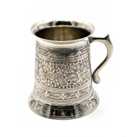 Mug chrome bronze 0.5l. (12x11x11 cm)
