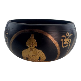 DISCOUNT Singing bowl "Buddha" (d-13.5 cm h-7 cm) (685 g)