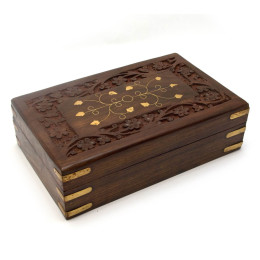 Шкатулка розовое дерево (20,5х12,5х6 см)