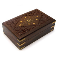 Шкатулка розовое дерево (20,5х12,5х6 cm)