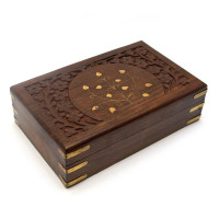 Шкатулка розовое дерево (20,5х12,5х6 cm)