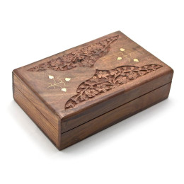 Скринька рожеве дерево (20,5х12,5х6 см)