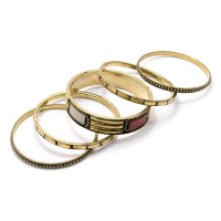 Браслеты медные (н-р 5 шт) (d-6,5 см)