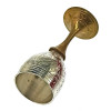 Silvered bronze glass (50 ml.) (h-11cm)