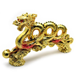 Dragon spiral gold (30x18 cm)