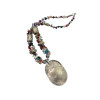 Necklace with stones and pendant