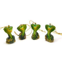 Snake decoration on the Christmas tree (3x3x4 cm)(24 pcs/pack)
