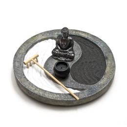 Сад Будди "Інь Янь" підставка під пахощі (d-22 h-10 см)