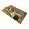 Painting "Geisha reading a book at a low table" (30 x 20 x 0.9 cm)