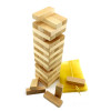 Jenga board game with a bag, solid wood (48 pieces) (23x7x7 cm)