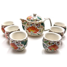 Ceramic service (Teapot, 6 cups) (33x24x10 cm)