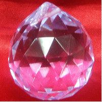 Crystal crystal colored pendant