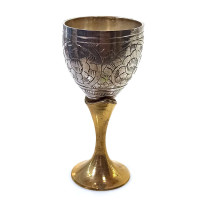 Silvered bronze glass (h-9 cm) (30 ml)