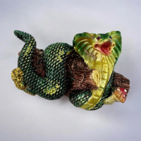Cobra Snake on a Branch Fridge Magnet (5x4 cm)