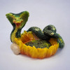 Ashtray "Cobra in Sunflower" (8.5x7x6.5 cm)