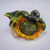 Ashtray "Cobra in Sunflower" (8.5x7x6.5 cm)