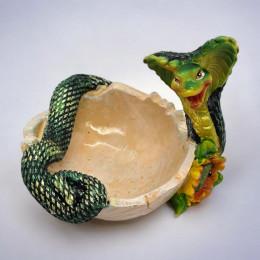 Ashtray "Cobra in a Shell" (8.5x7x6.5 cm)
