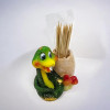 Snake with mushrooms toothpick stand (6x5x3.5 cm)