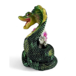 Змія-Кобра з квітами (6,5 х4, 5х3, 5 см)