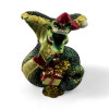 Cobra snake with a gift (9x6x4.5 cm)